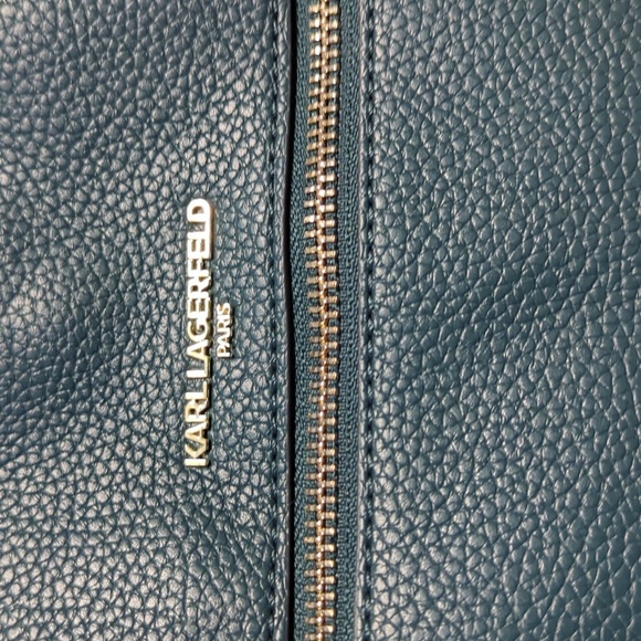 Karl Lagerfeld Green purse bag - Picture 3 of 6